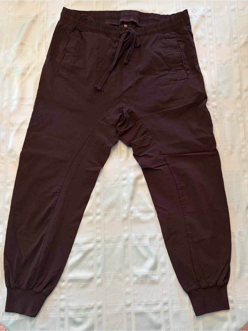 Thom Krom Black drop crotch pants / joggers size XL